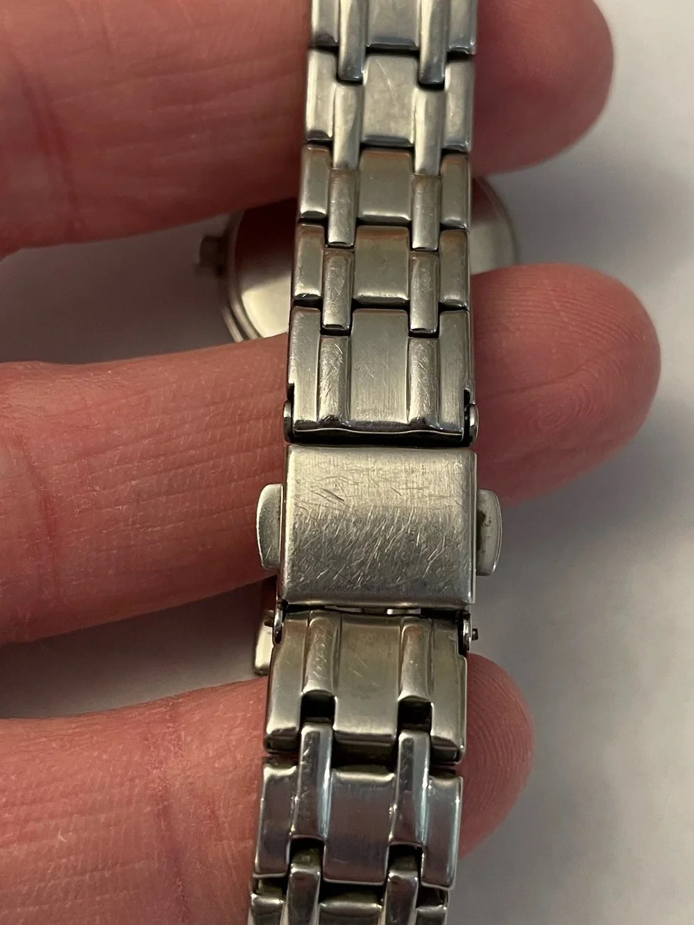 Timex Silver Stainless Steel Watch with Blue Dial